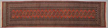MATTA, bochara, Pakistan, old, 372 x 90 cm.