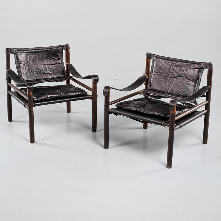 FÅTÖLJER, ett par, "Sirocco", Arne Norell, Norell Möbler AB, 1960/70-tal.