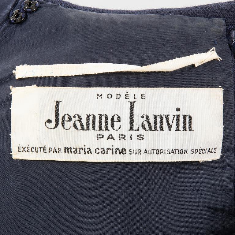 Jeanne Lanvin klänning Vintage 1960-tal.