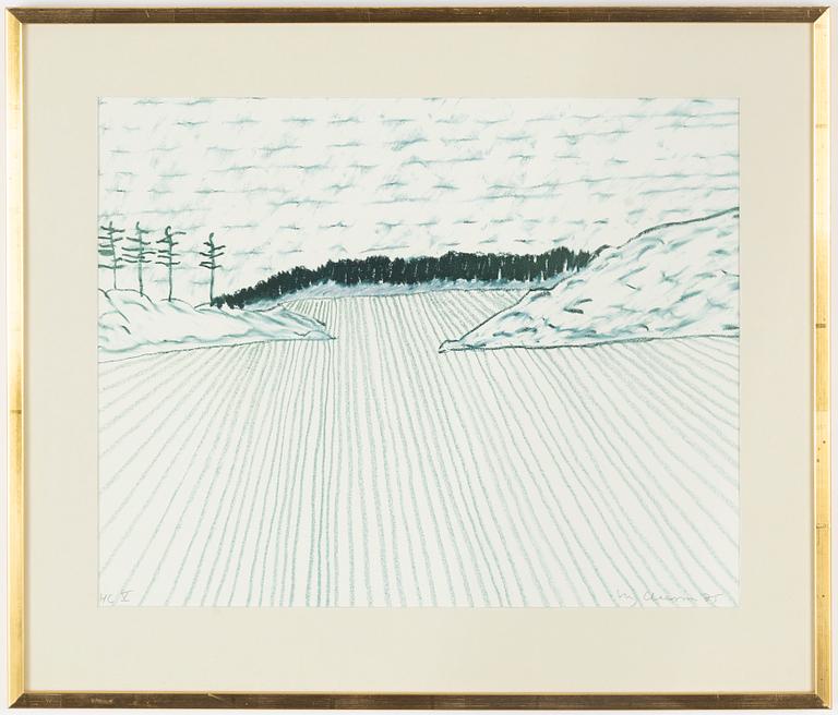 Slas (Stig Claesson), View over Farmland.