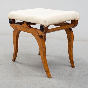 A Biedemeier stool, first half of the 19th century.