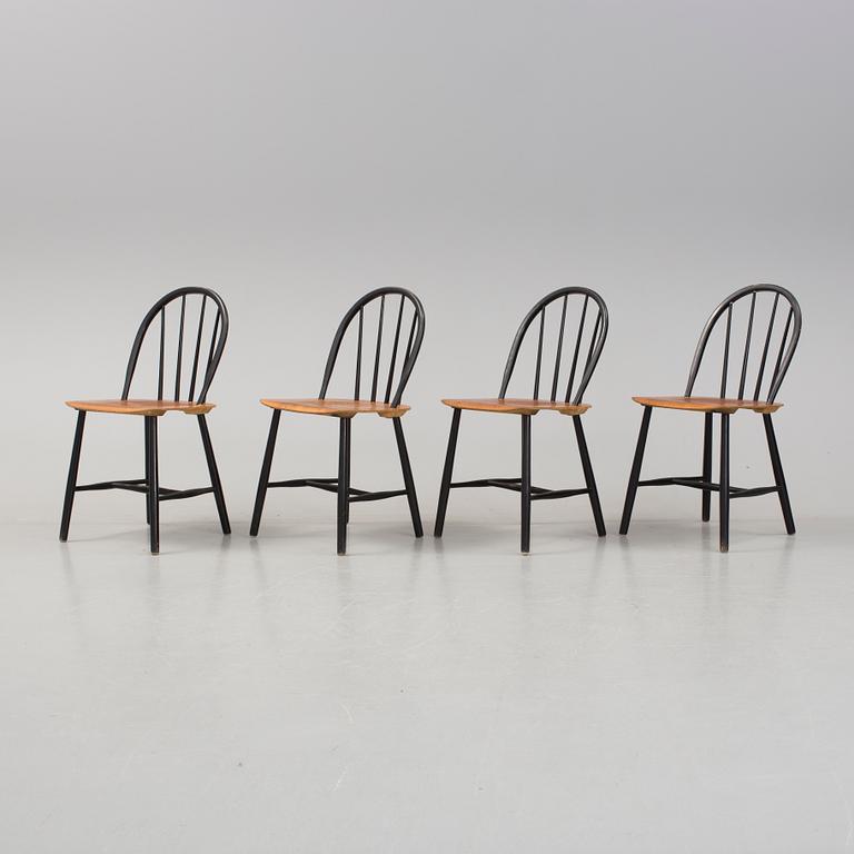 STOLAR, 4 st, "Fanett", Ilmari Tapiovaara, Edsbyverken, 1950-tal.