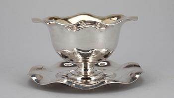 SÅSSKÅL, 813 silver. E. A. Koivula, Wiborg 1923. Vikt 480 g.