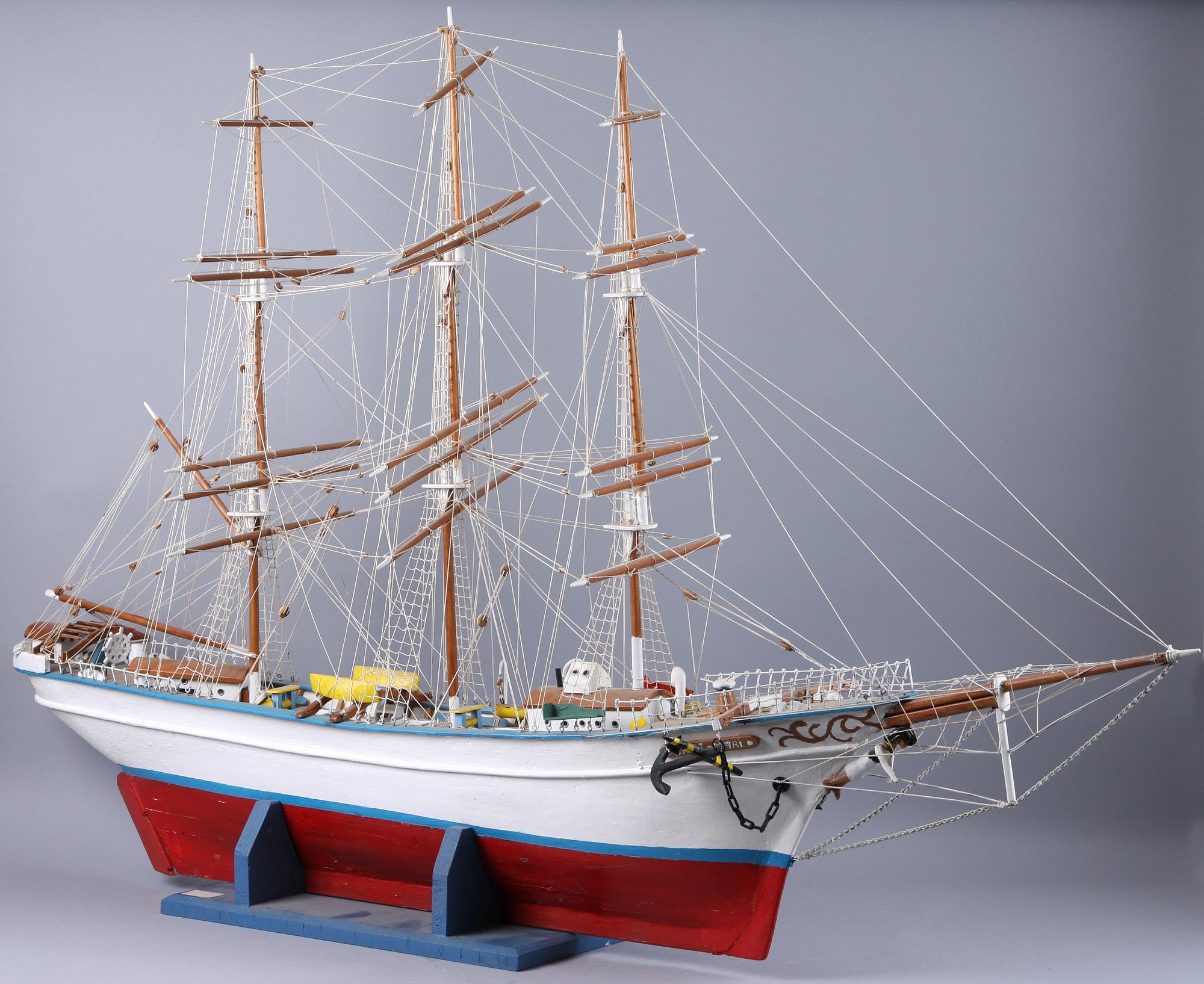 BÅTMODELL, 1900-talets andra hälft.