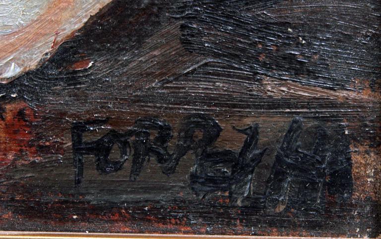 EINAR FORSETH, olja, sign.