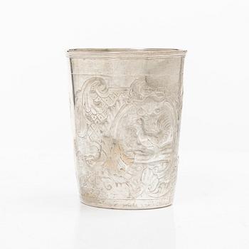 Michael Klashin, bägare, silver, Moskva 1747. Rokoko.