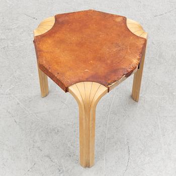 Alvar Aalto, a model X602 stool, Artek, 1960's.