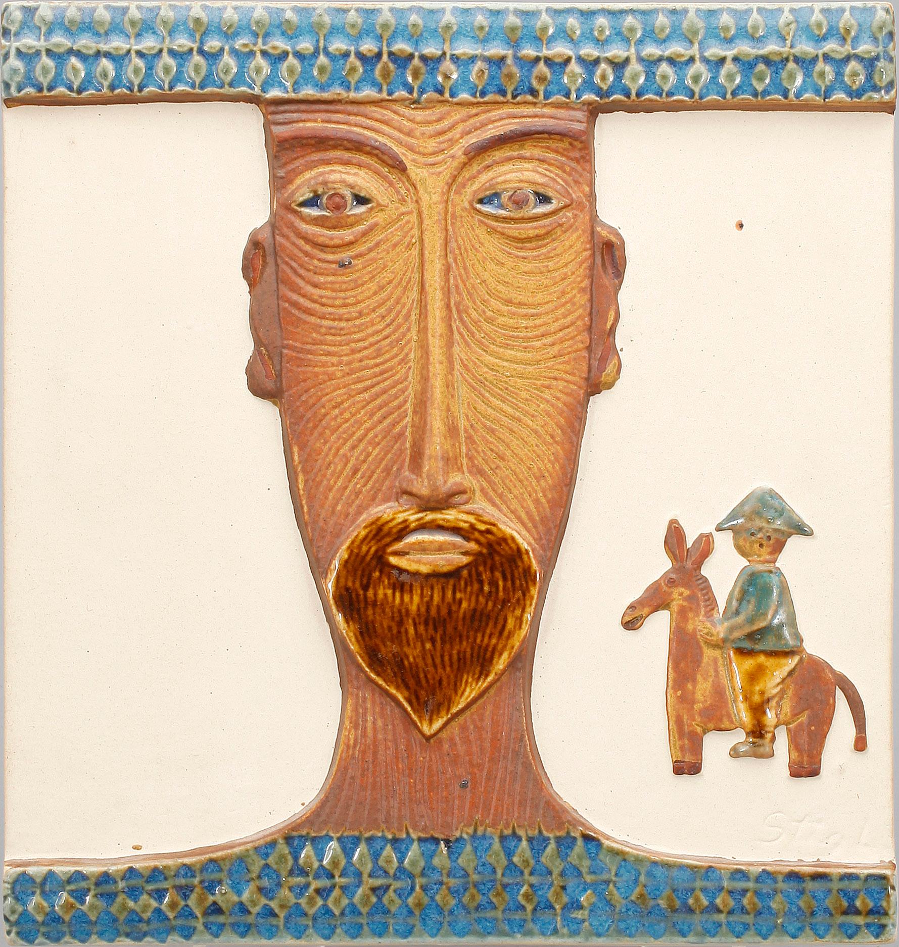RELIEF, stengods, Stig Lindberg, Gustavsberg.