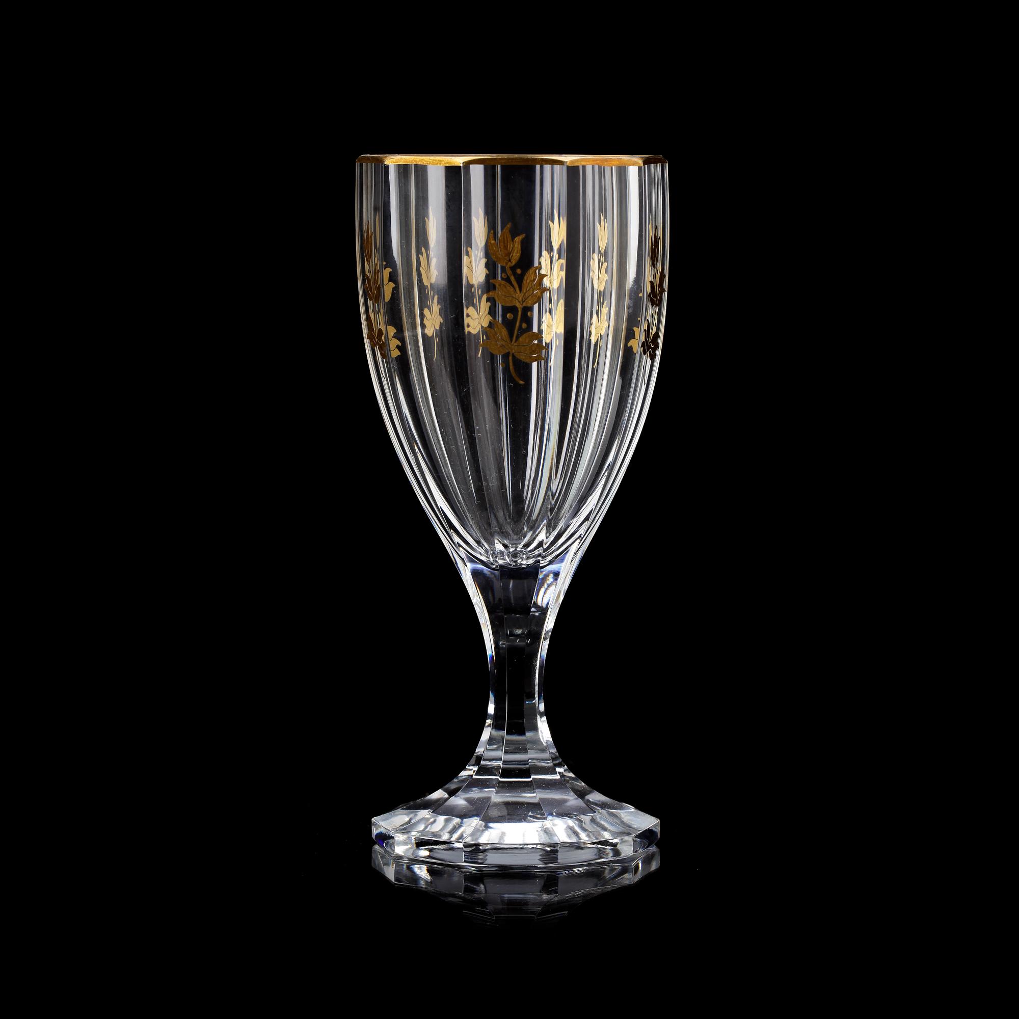 VINGLAS, 12 st, troligen variant av "Lagerberg", Kosta, Design Elis Bergh.