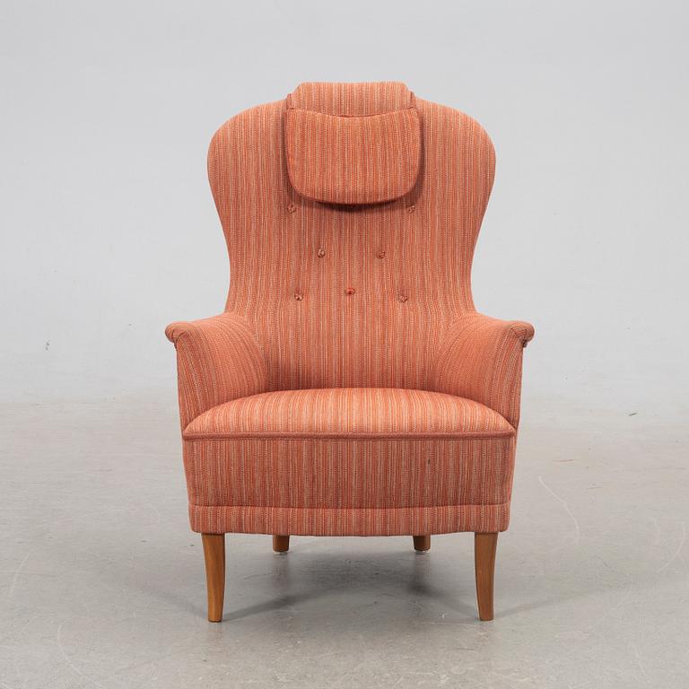 Carl Malmsten, armchair "Farmor", second half of the 20th century.