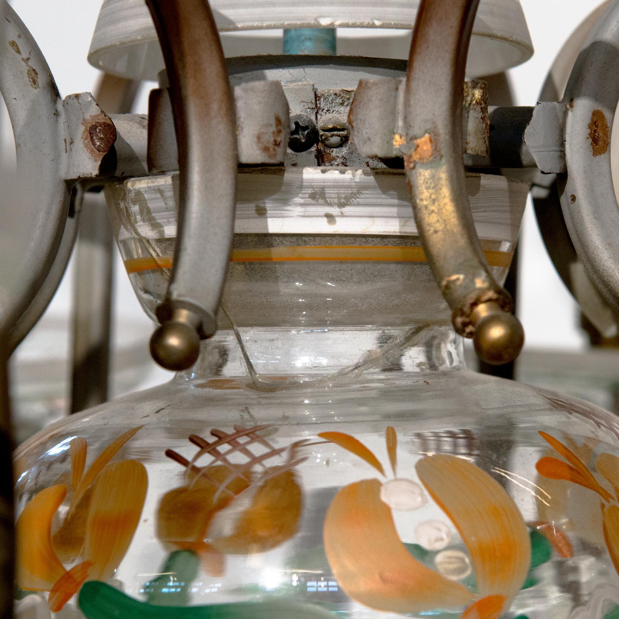 Paavo Tynell, A 1940s chandelier, for Taito and Kauklahden Lasitehdas, Finland.