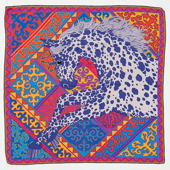 Hermès, scarf "Appaloosa des steppes".