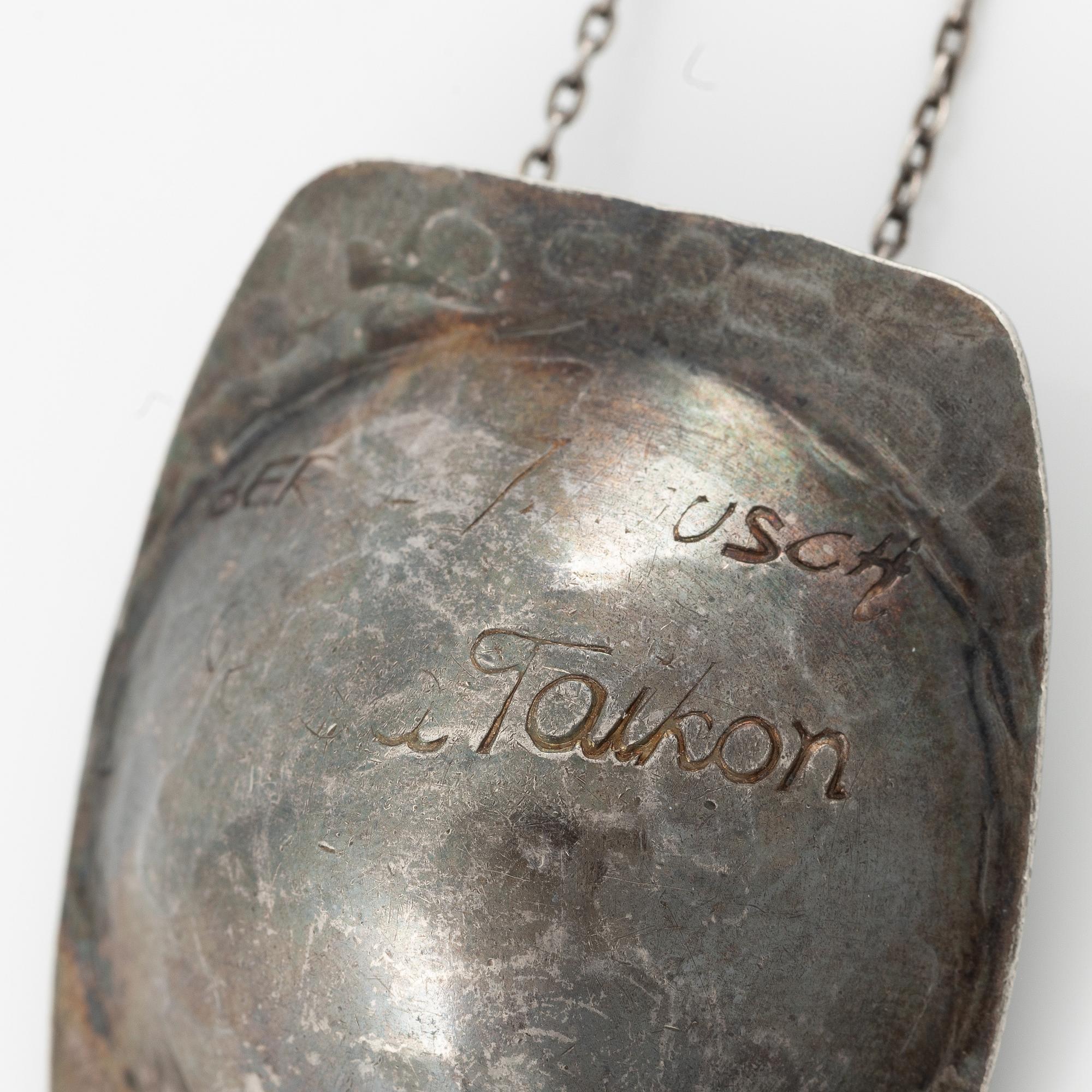 Rosa Taikon, & Bernd Janusch, a necklace, silver, Stockholm 1971.