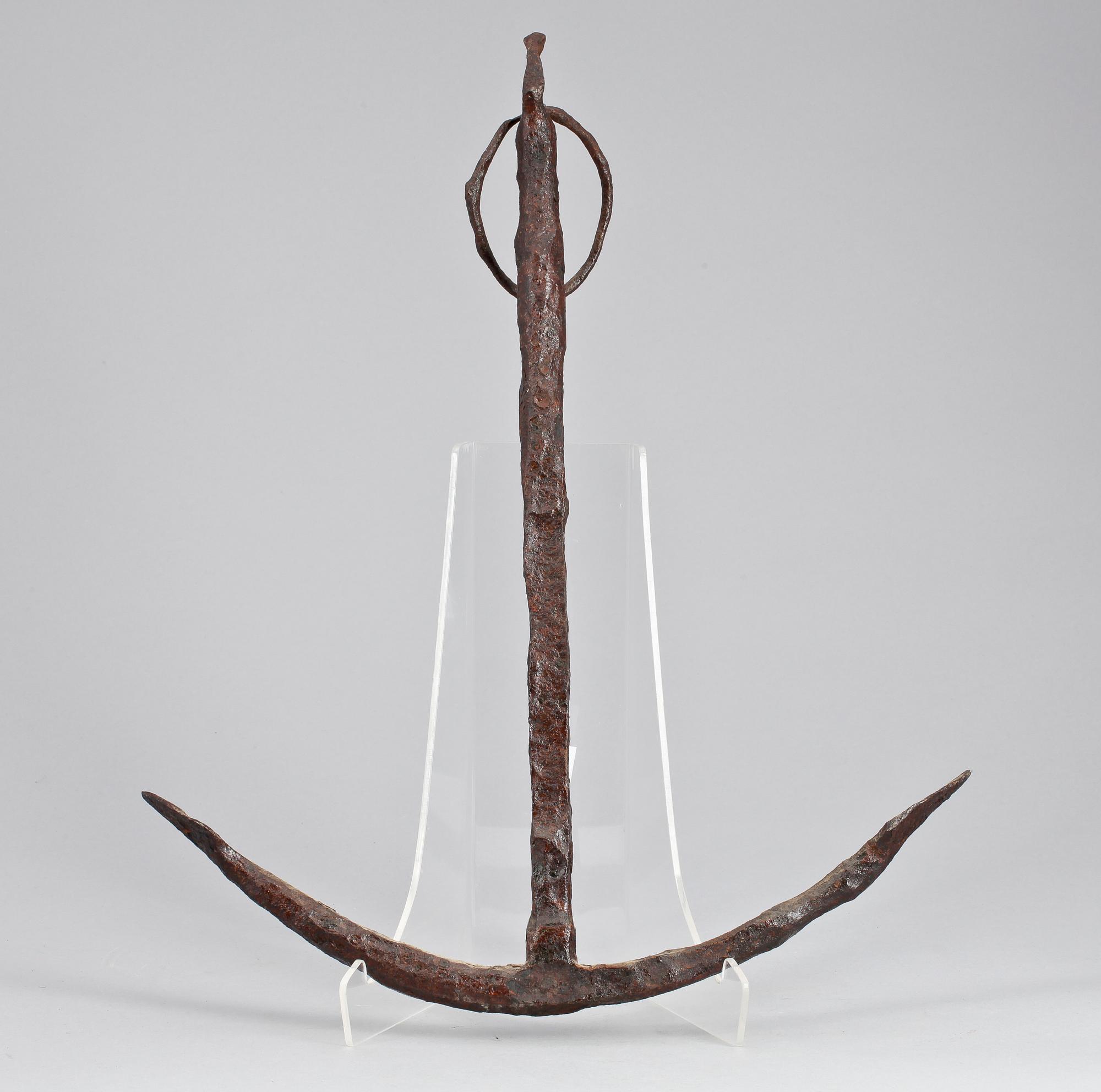 ANKARE, gjutjärn. 1800/1900-tal.