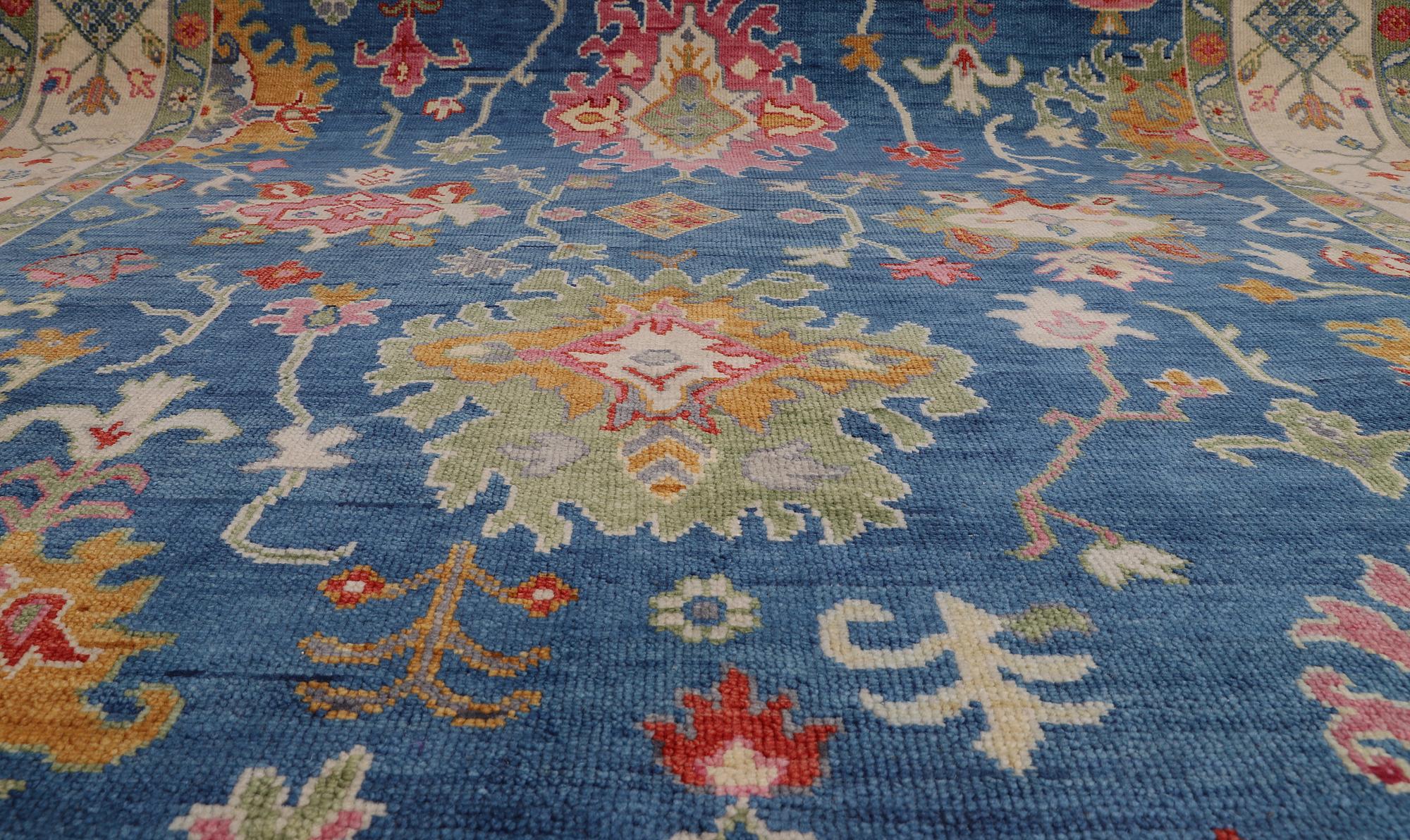 A carpet, Ushak Design, ca 303 x 246 cm.