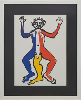 Alexander Calder · ALEXANDER CALDER, litografi, ur Derrière le Miroir nr 212 1975.