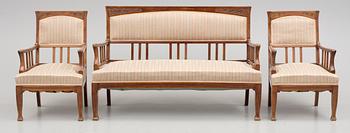 SALONGSGRUPP, 8 delar, jugend, 1900-talets början.