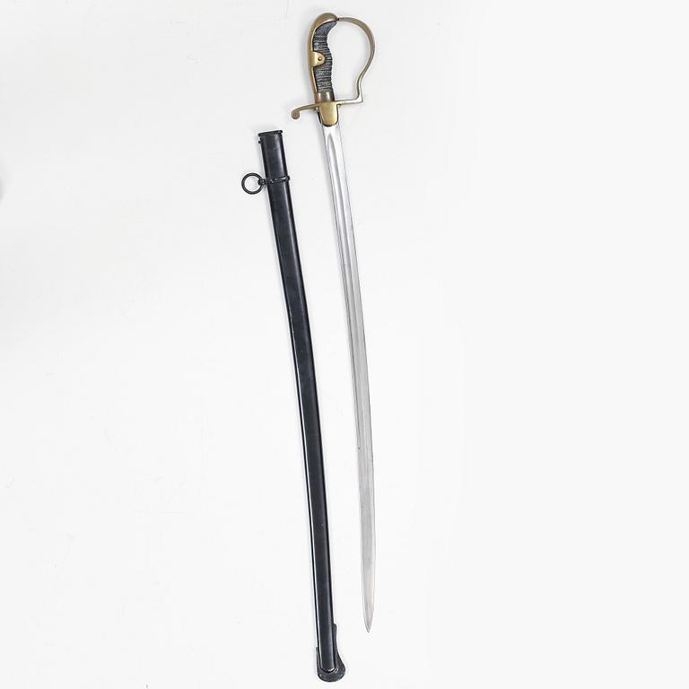 A German sabre and a hunting sword.