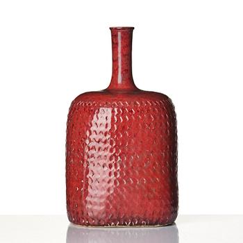 Stig Lindberg, a stoneware vase, Gustavsberg Studio, Sweden 1972.