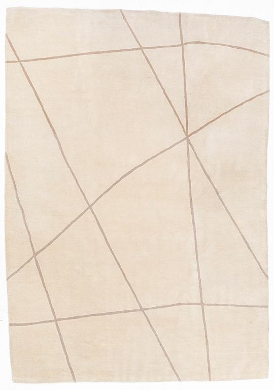 rug, reportedly Layered, approx. 340 x 240 cm.