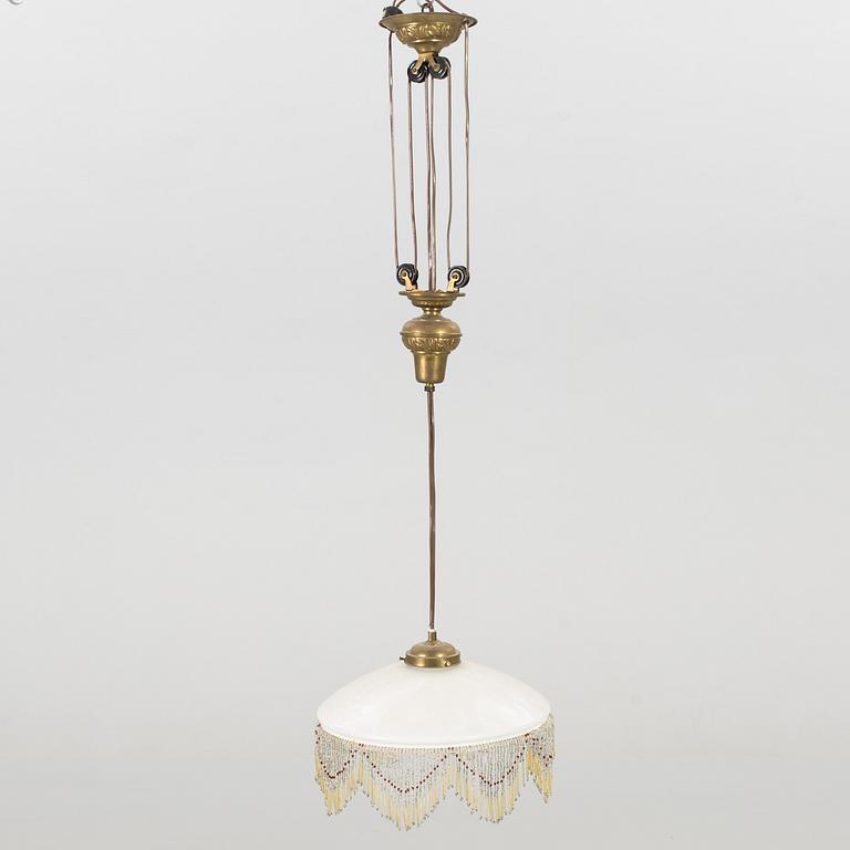 A JUGEND CEILING LAMP, first half of the 20th century.