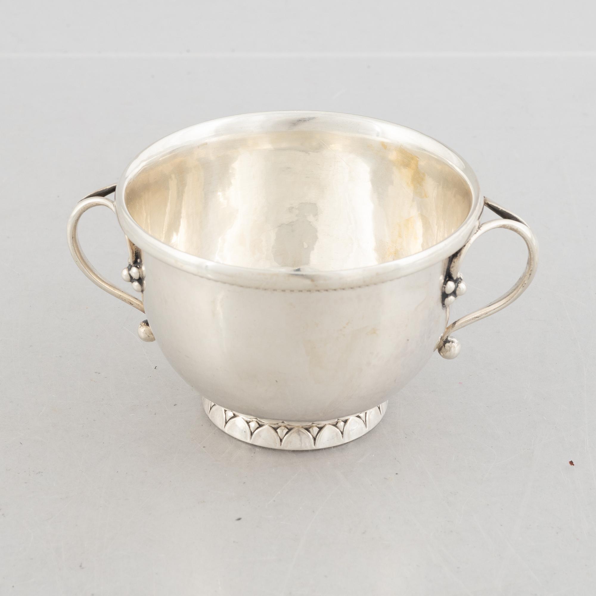 Georg Jensen, bonbonnière, silver, Copenhagen 1918.