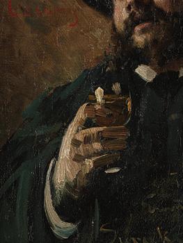 Axel Borg, Porträtt av Ernst Josephson.