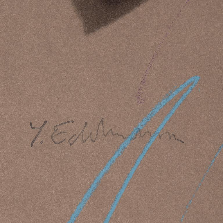 Yrjö Edelmann, färglitografi, 1986, stämpelsignerad EA VIII/XX.