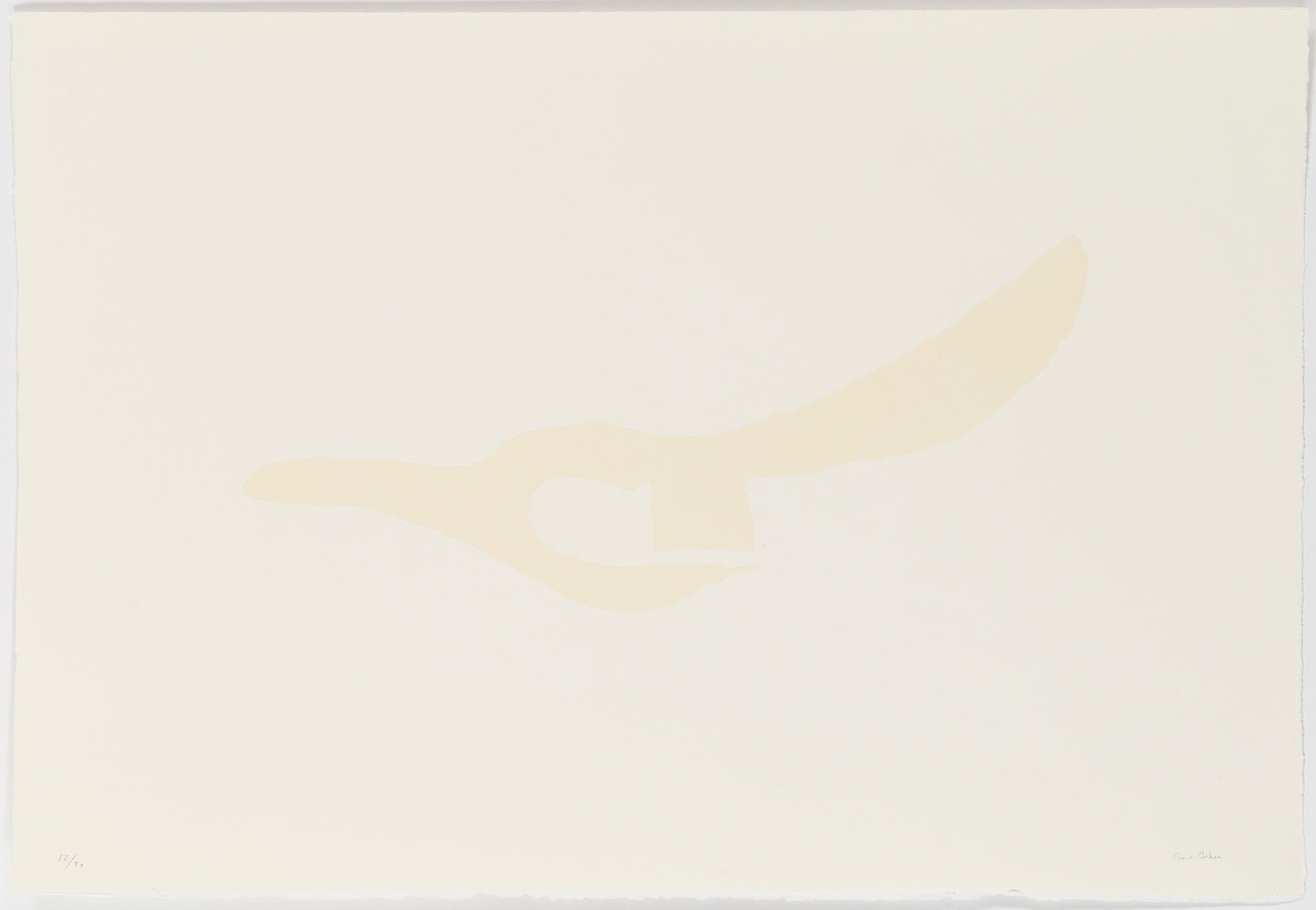 CURT ASKER, grafiskt blad med stansat tryck, signerat och numrerat 12/20.