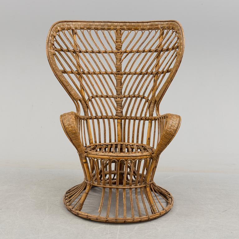 GIO PONTI, fåtölj, Bonacina, Italien, 1950-tal.