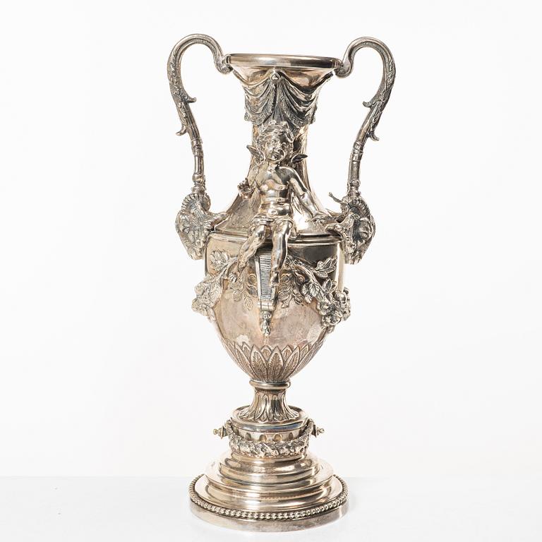 Lale Silverware & Co Ltd, hänkelvas, sterlingsilver, Istanbul, Turkiet, 1900-tal.