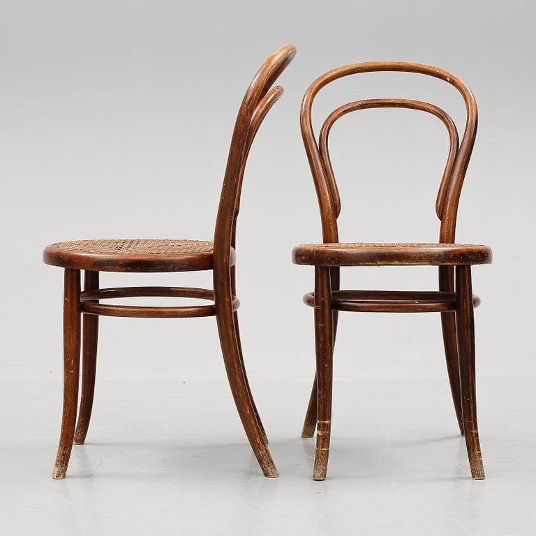 STOLAR, ett par, Thonet, Wien, omkring 1900.