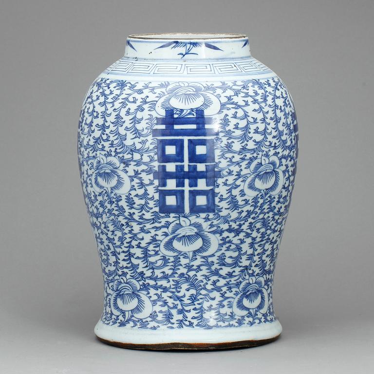 URNA, porslin, Kina, 1800-tal.