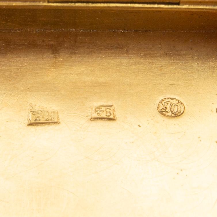 Dosa förgyllt silver Moskva 1822-55.