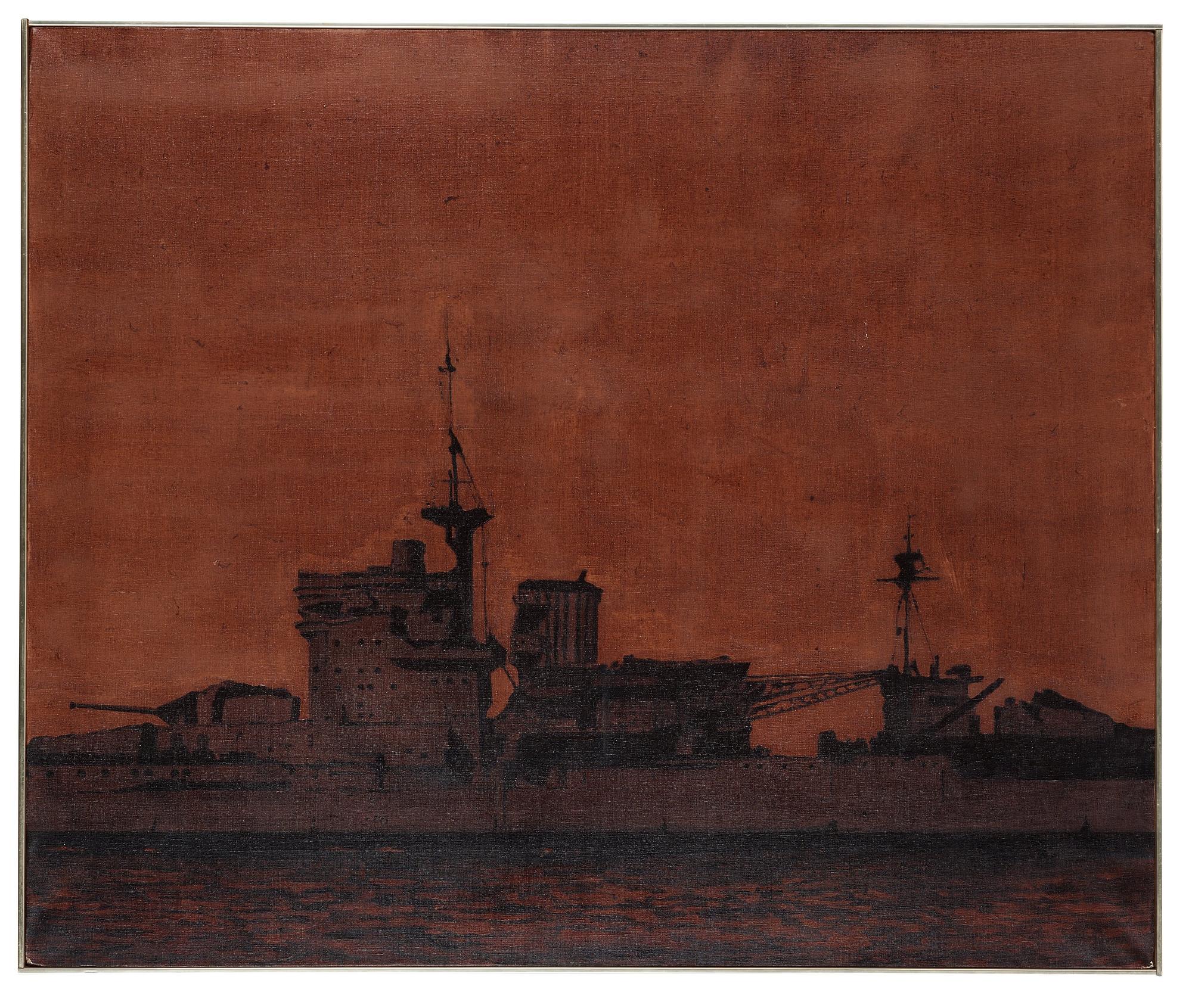 Malcolm Morley, "Warspite (Superstructure)".