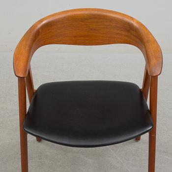 ERIK KIRKEGAARD, a teak chair from Höng Stolefabrik, Denmark, 1950's/60's.