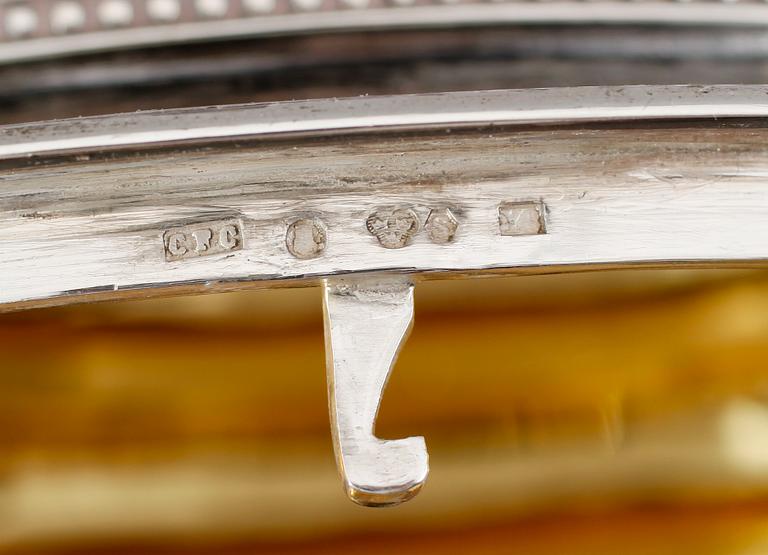 SOCKERSKRIN, silver, CFC, Stockholm 1949. Vikt ca 476 gram.