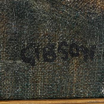 WILLIAM GIBSON, oil, canvas,