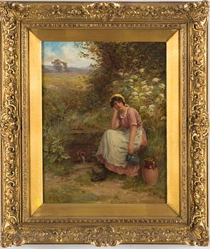 UNKNOWN ARTIST, oil on canvas, signed and dated 1916. - Bukowskis