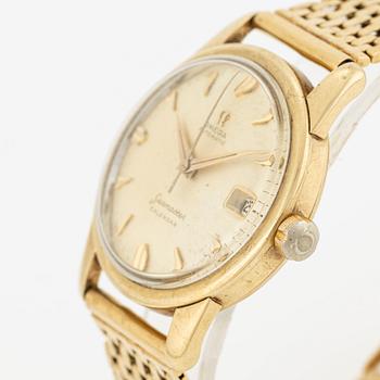 Omega, Seamaster, Calendar, armbandsur, 34 mm.