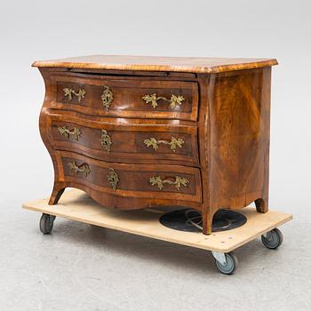 A Rococo chest of drawers, 18th century.