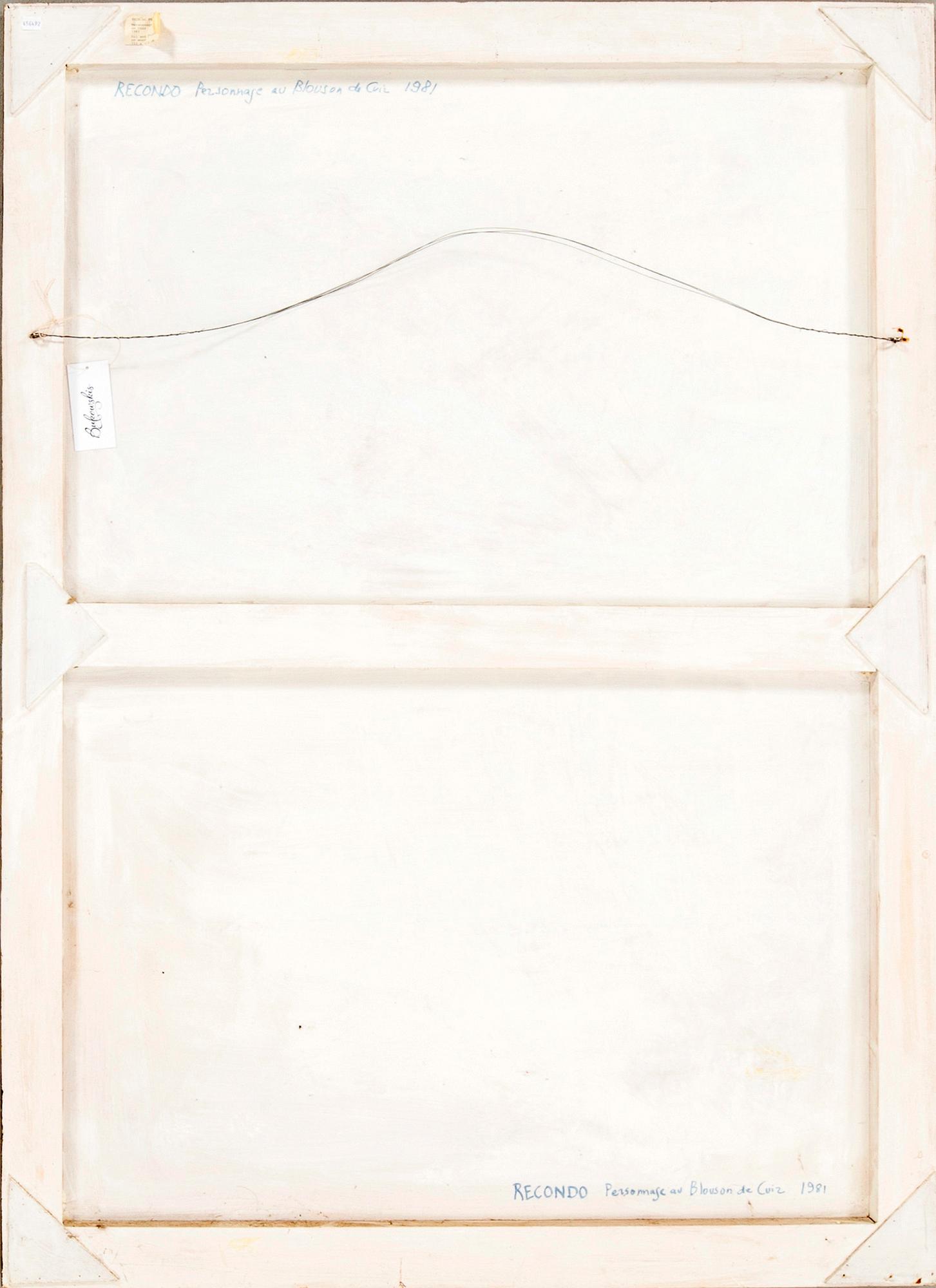 Felix Recondo, "Personnage au blouson de cuir".