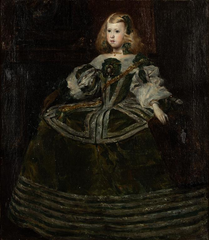 Diego Velazquez, efter, 18/1900-tal, "Infanta Margarita" (1651-1673).