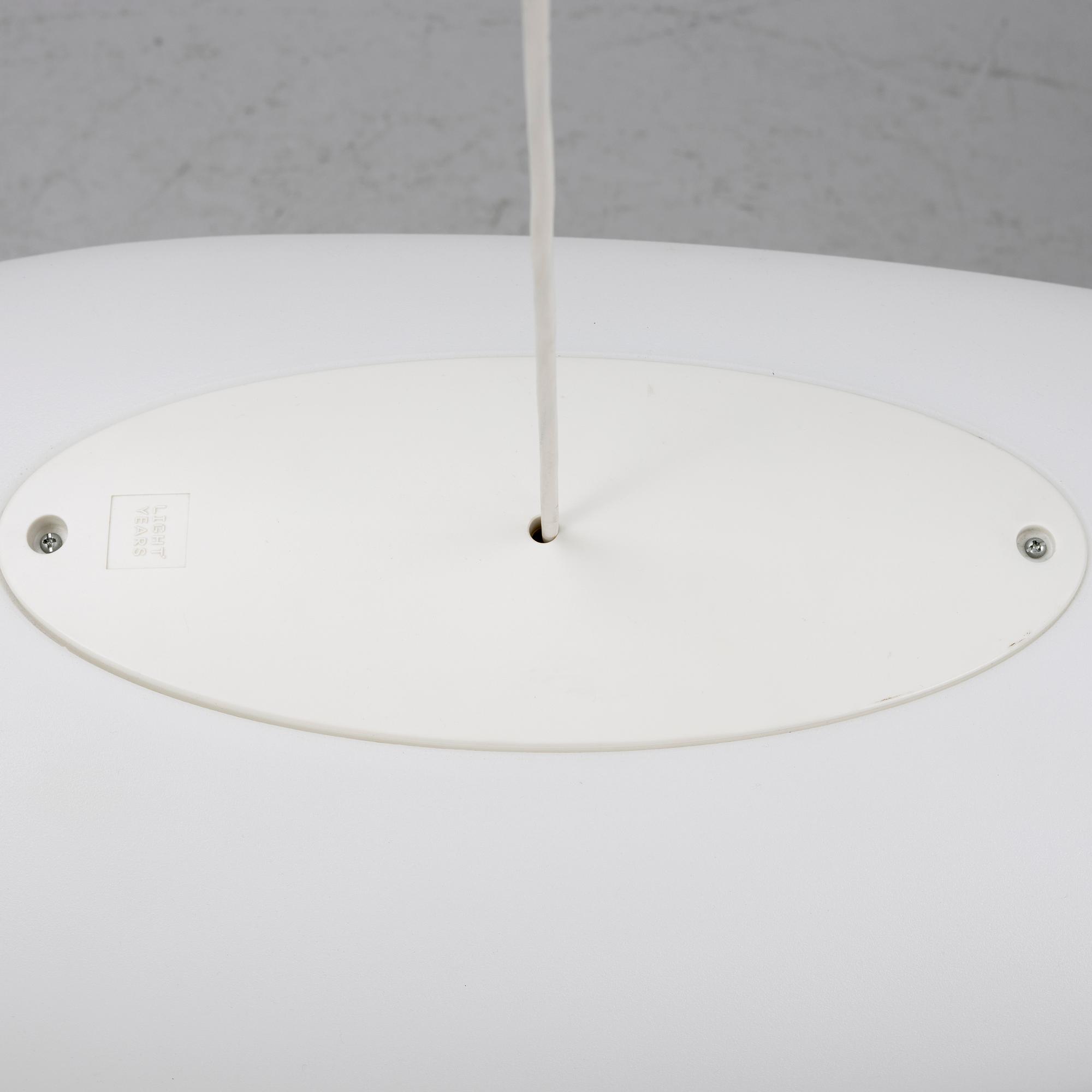 Boris Berlin, two pendant lamps 'Avion', Fritz Hansen, Denmark.