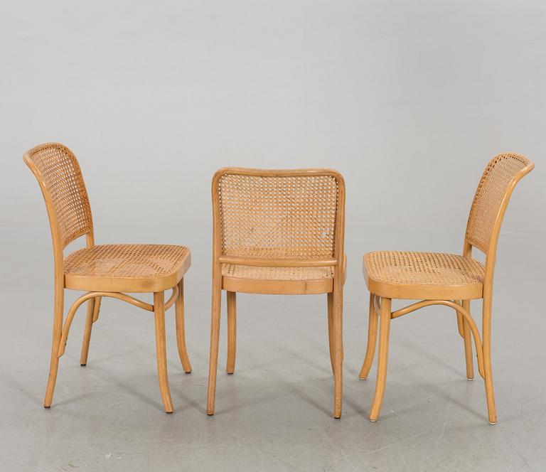 A SET OF 3 BENTWOOD CHAIRS SECOND HALF OF 20TH CENTURY.