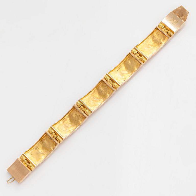 Björn Weckström, rannekoru "Unelmayö", 14K kultaa. Lapponia 1968.