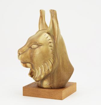 GUNNAR NYLUND
Lodjurshuvud, Rörstrand.