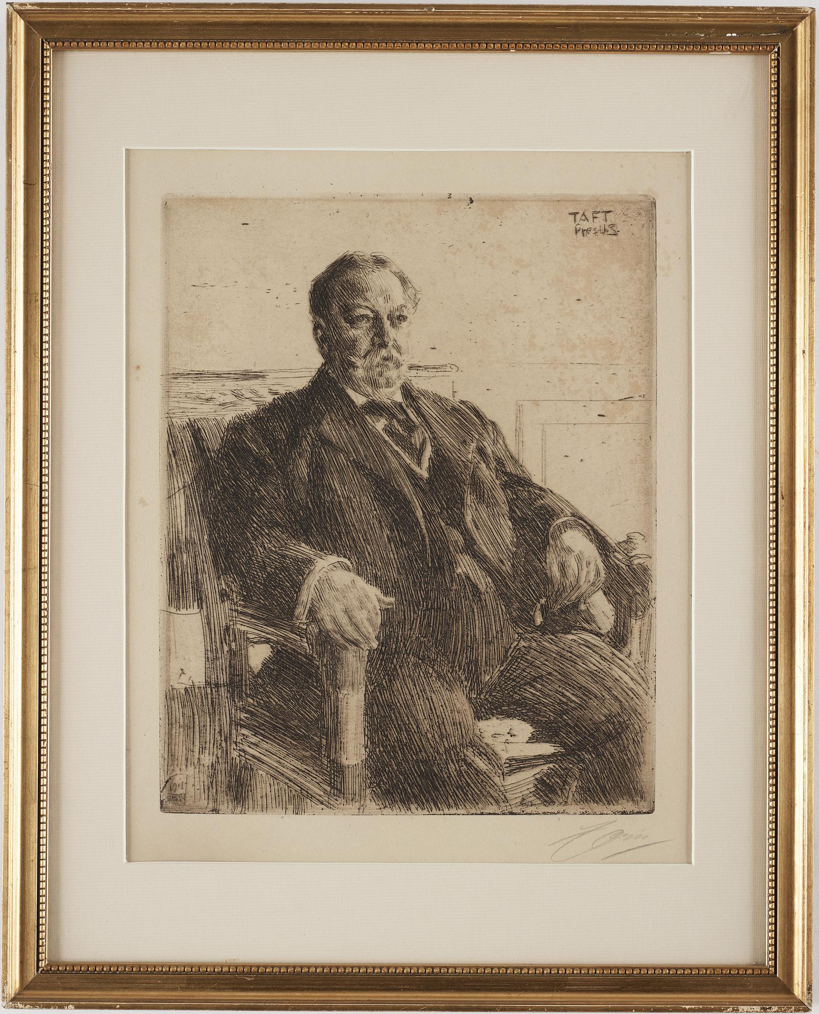 Anders Zorn, "President William H. Taft".