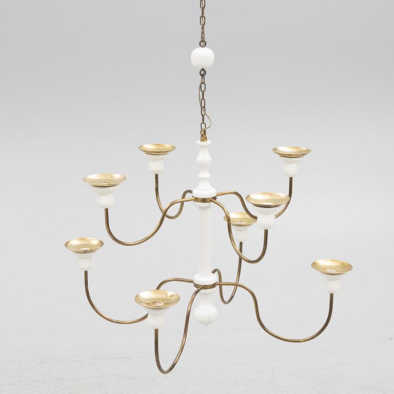 Josef Frank, a model '2586' chandelier, Firma Svenskt Tenn.