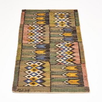 Märta Måås-Fjetterström, a "Crocus" textile, ca. 41 x 80 cm, signed AB MMF.